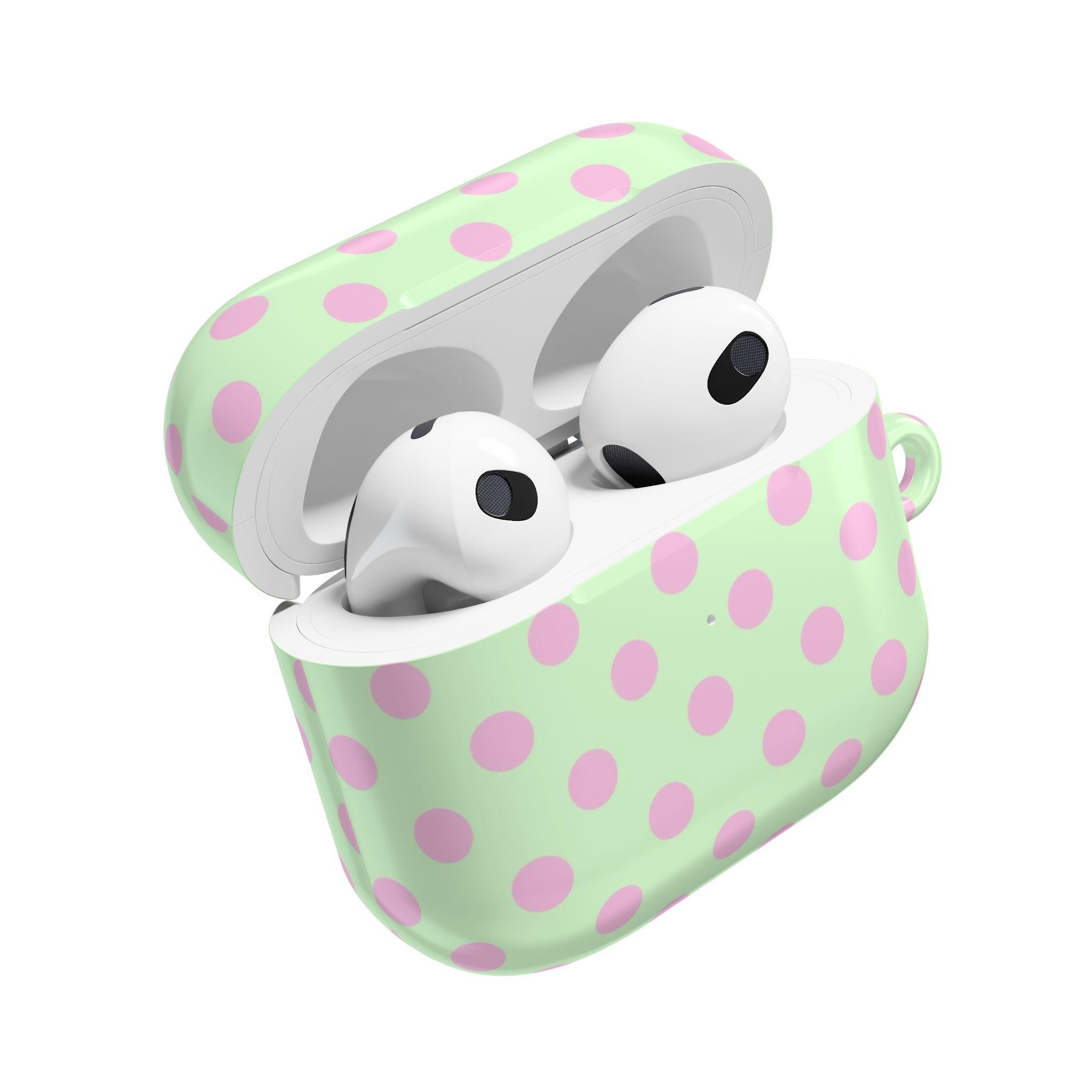 Polka Dots Style AirPods Case, Aesthetic AirPods Pro Case, Style Cover, Funny & Cute Gift For AirPods Pro 1 2 3 , Airpod 1 2 3 4