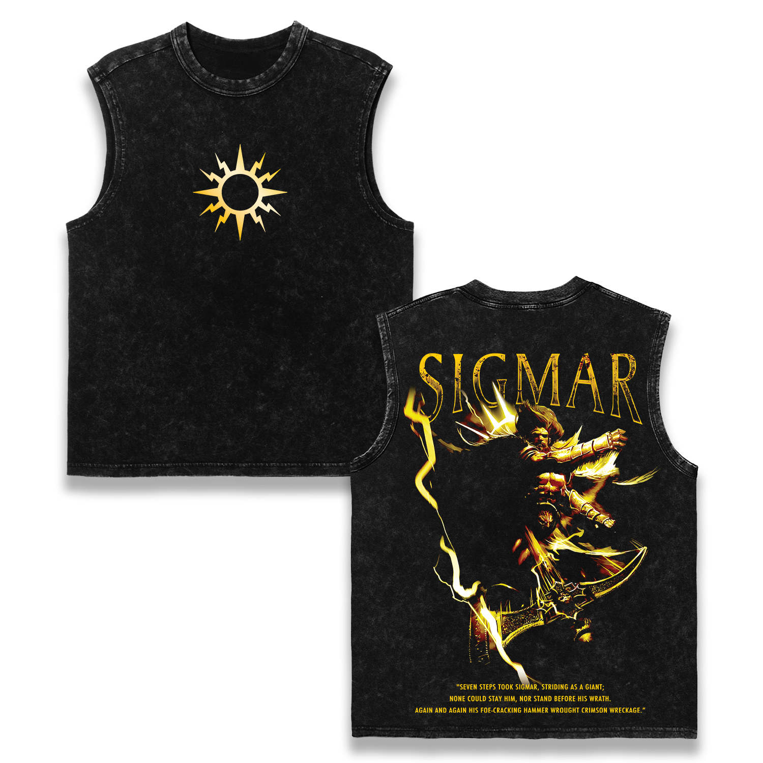 Warhammer 40k Age Of Sigmar Wash Tank Top Game Graphic Streetwear