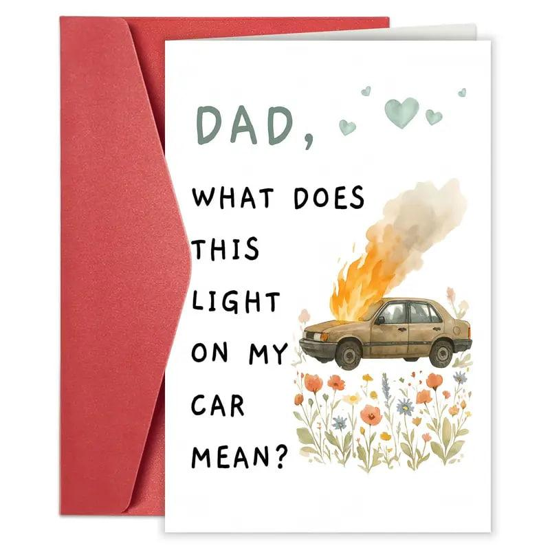 Dad Birthday Card, Funny Happy Birthday Greeting Card, Ideal Gift for Birthday Any Occasion, Ideal Gift for Friend, Brother, Dad, Uncle, Nephew