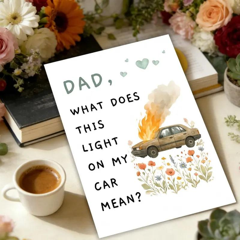 Dad Birthday Card, Funny Happy Birthday Greeting Card, Ideal Gift for Birthday Any Occasion, Ideal Gift for Friend, Brother, Dad, Uncle, Nephew