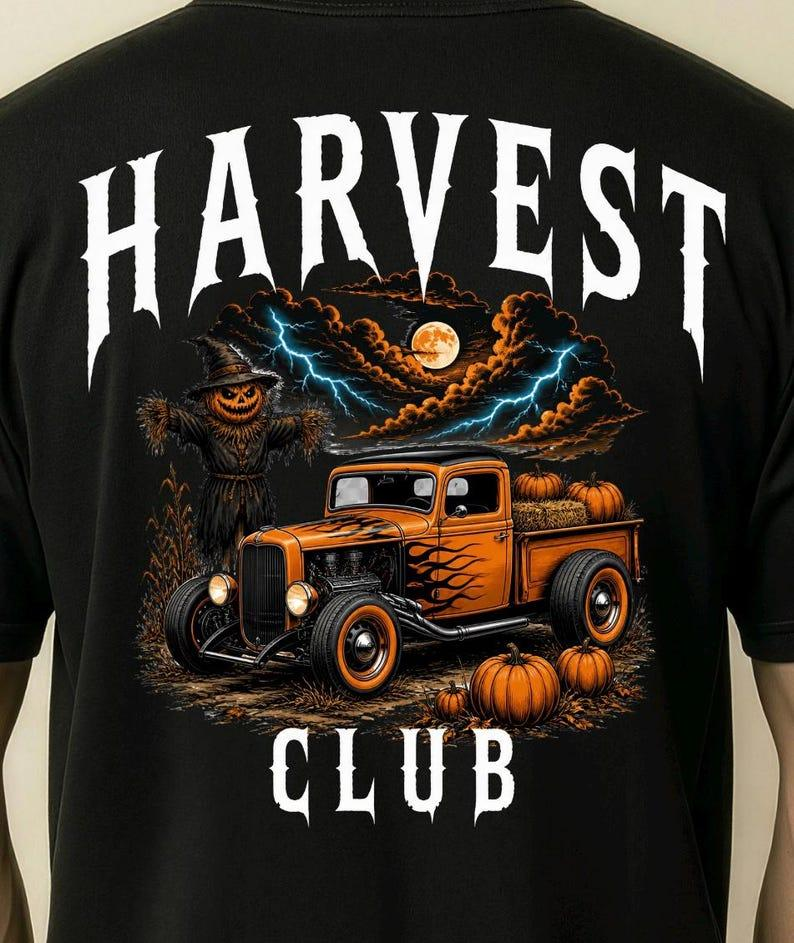 Pumpkin Patch Shirt for Men, Halloween Shirt, Vintage Truck Shirt, Hot Rod Fall Tee, Fall Festival Shirt, Husband Gift