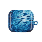 Abstract Deep Sea Blue Style AirPods Case, Aesthetic AirPods Pro Case, Style Cover, Funny & Cute Gift For AirPods Pro 1 2 3 , Airpod 1 2 3 4