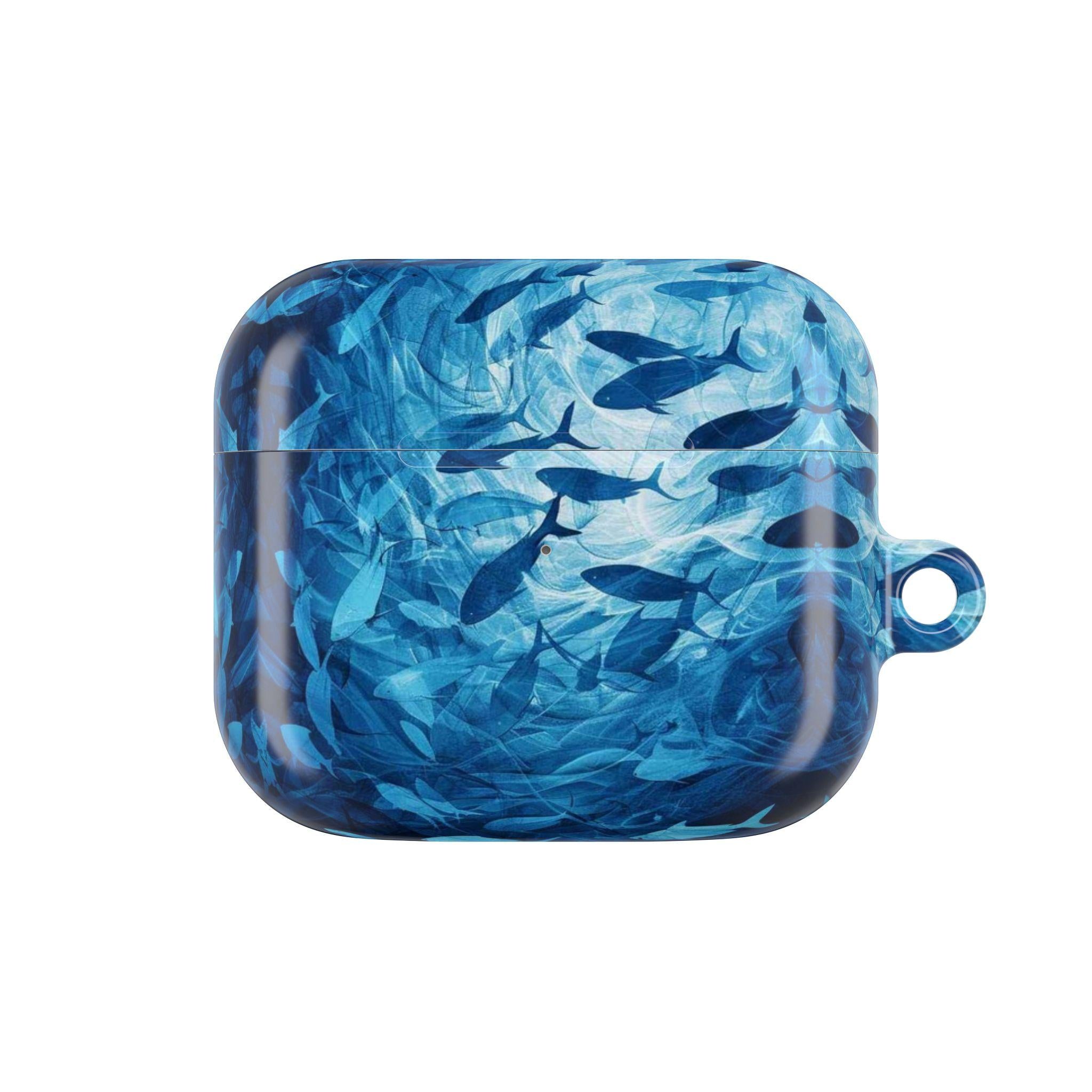 Abstract Deep Sea Blue Style AirPods Case, Aesthetic AirPods Pro Case, Style Cover, Funny & Cute Gift For AirPods Pro 1 2 3 , Airpod 1 2 3 4