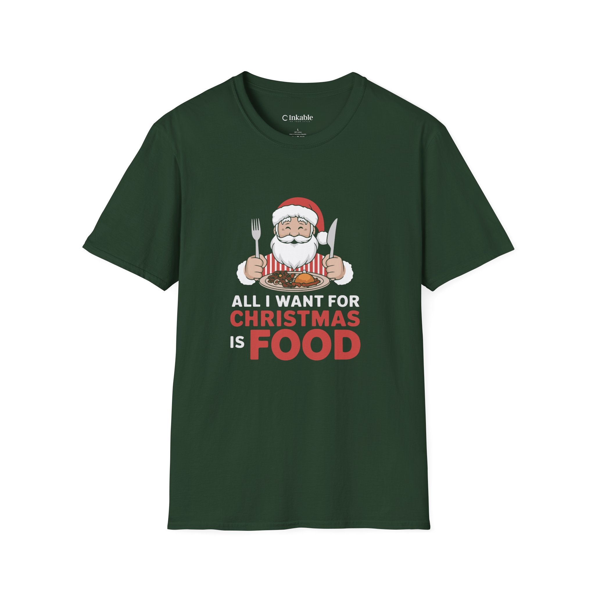 All I Want For Christmas Is Food - Unique Design T-shirts