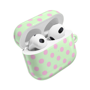 Polka Dots Style AirPods Case, Aesthetic AirPods Pro Case, Style Cover, Funny & Cute Gift For AirPods Pro 1 2 3 , Airpod 1 2 3 4