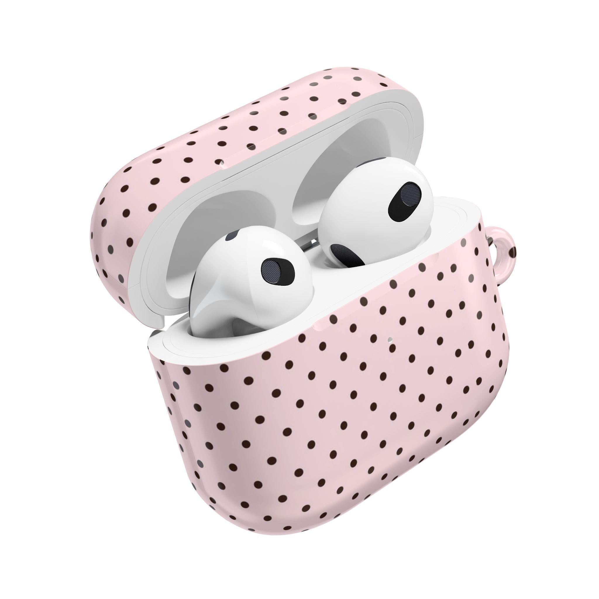 Polka Dots Style AirPods Case, Aesthetic AirPods Pro Case, Style Cover, Funny & Cute Gift For AirPods Pro 1 2 3 , Airpod 1 2 3 4
