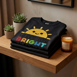 Here's To A Bright School Year Teacher T-Shirt | Cute Back to School Graphic Tee