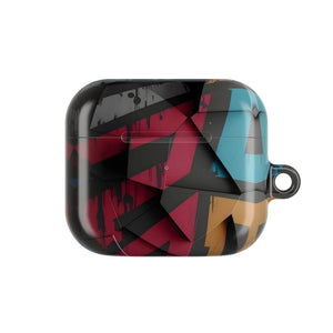 Geometric Abstract Graffiti Art AirPods Case, Aesthetic AirPods Pro Case, Style Cover, Gift for Everyone, For AirPods Pro 1 2 3 , Airpod 1 2 3 4