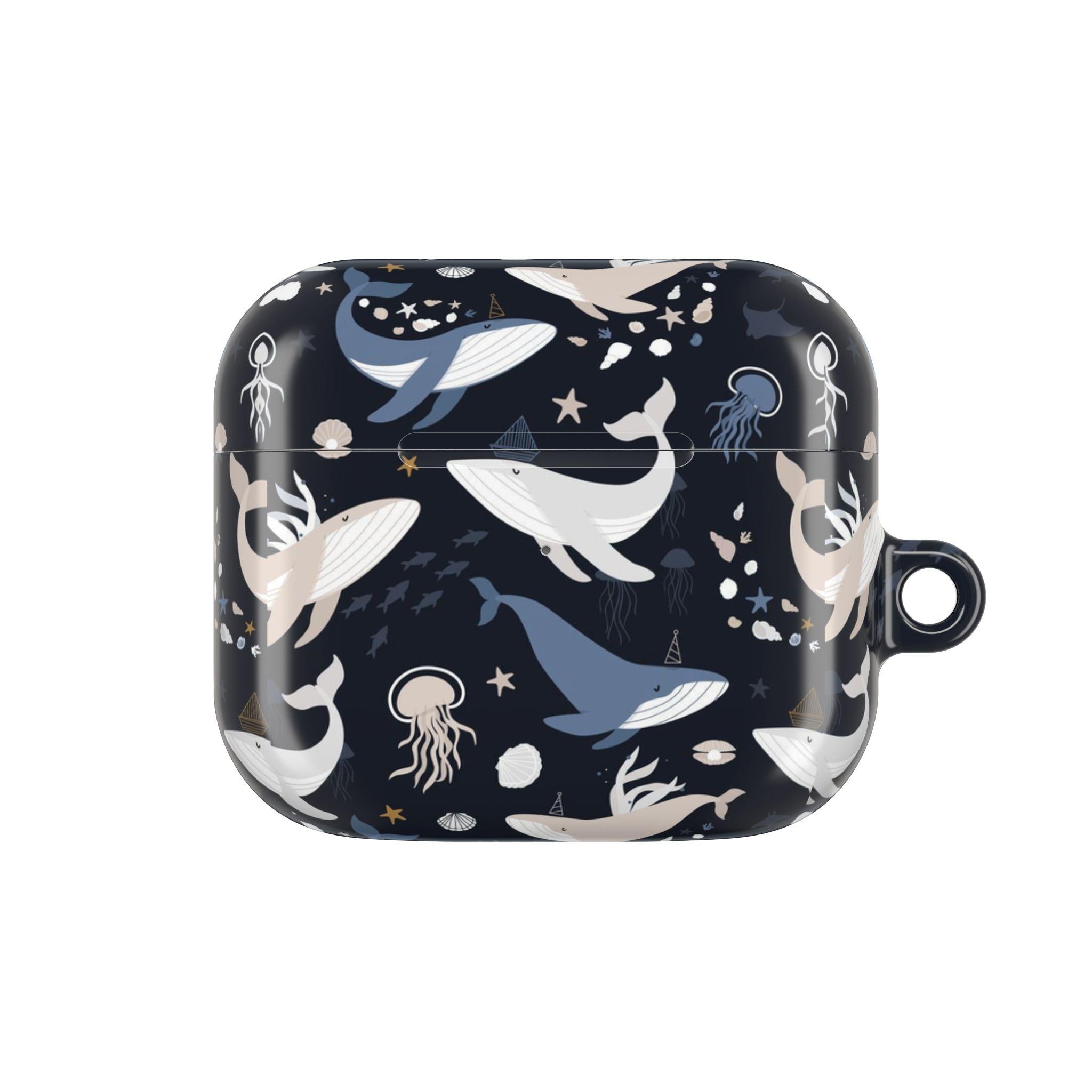 Abstract Deep Sea Blue Style AirPods Case, Aesthetic AirPods Pro Case, Style Cover, Funny & Cute Gift For AirPods Pro 1 2 3 , Airpod 1 2 3 4