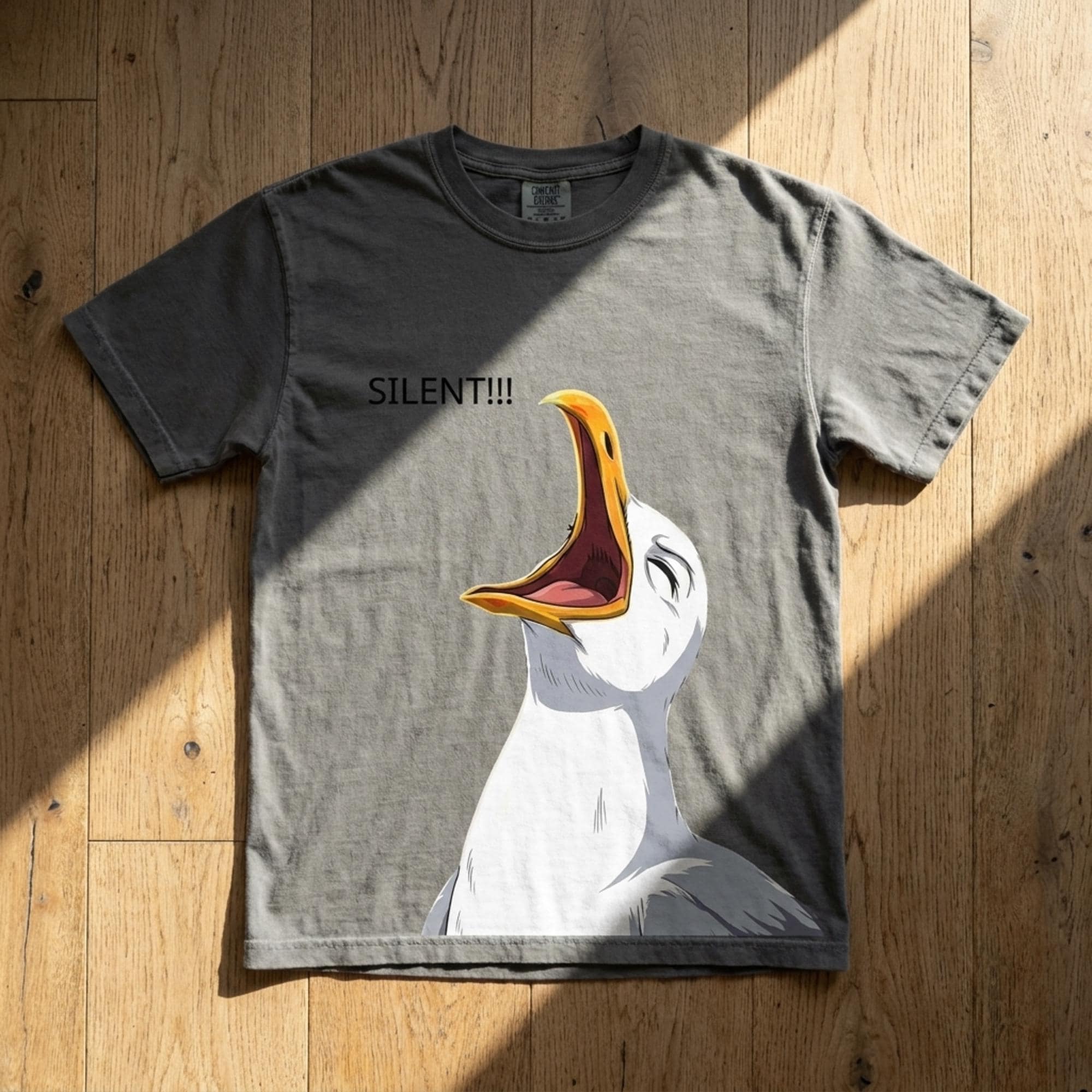 Funny Silent Duck Teacher Shirt, Quiet Classroom Tee, Back to School Cotton T-Shirt, First Day of School Outfit, Elementary Educator Gift