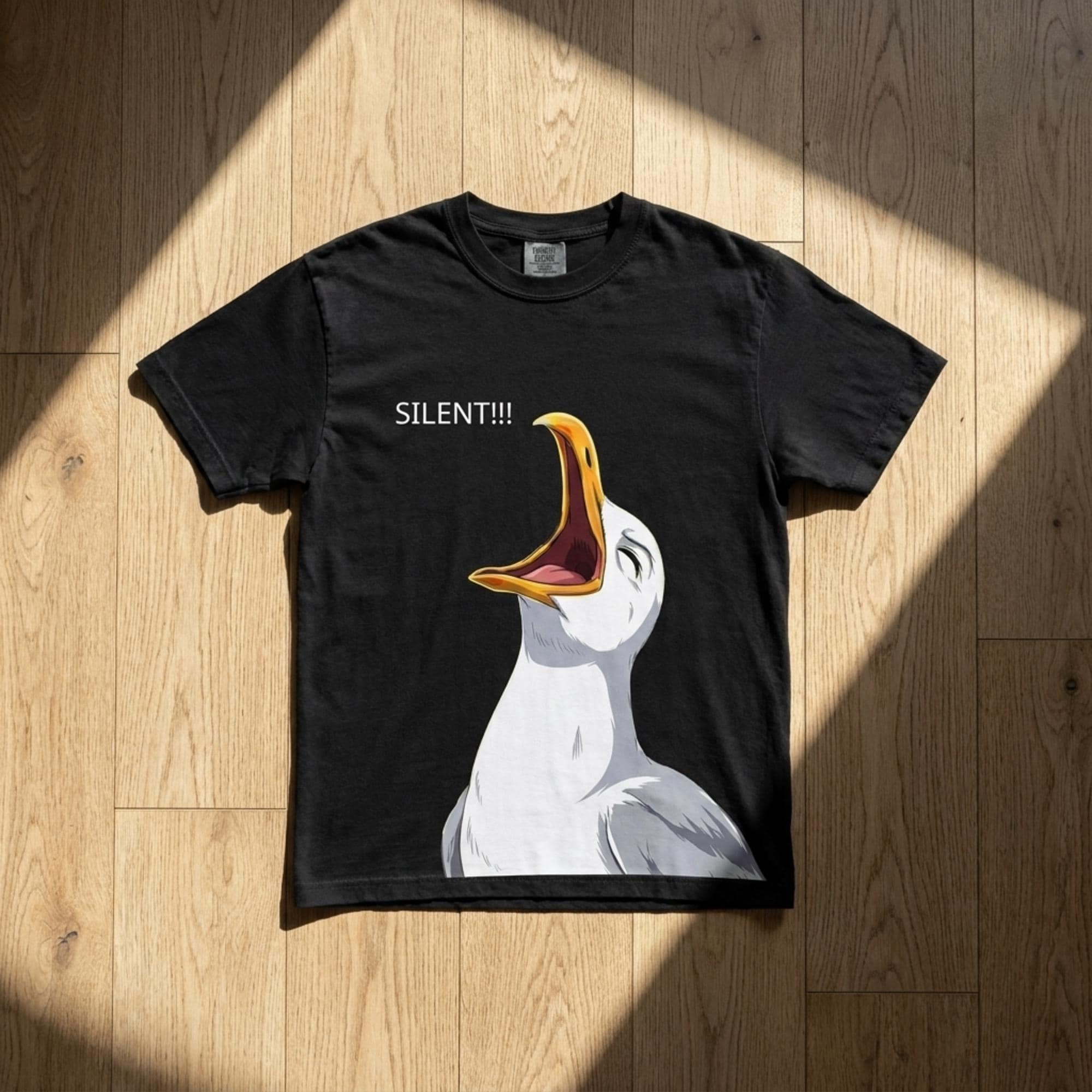 Funny Silent Duck Teacher Shirt, Quiet Classroom Tee, Back to School Cotton T-Shirt, First Day of School Outfit, Elementary Educator Gift
