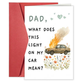 Dad Birthday Card, Funny Happy Birthday Greeting Card, Ideal Gift for Birthday Any Occasion, Ideal Gift for Friend, Brother, Dad, Uncle, Nephew