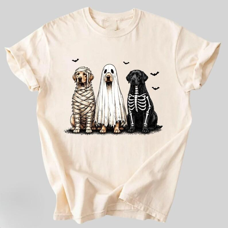 Funny Halloween Dog Tshirt, Fall Festive Shirt for Dog Lover, Sarcastic Dog Tee, Spooky Dogs Shirt , Cute Fall Dogs Top