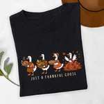 Just a Thankful Goose Shirt, Thanksgiving Goose Shirt, Family Thanksgiving Shirt, Silly Goose Shirt, Fall Vibes Shirt